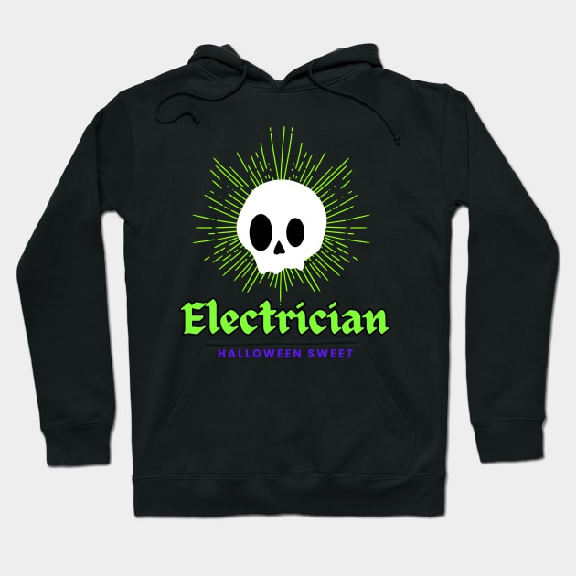 Spooky electrician Hoodie by Olivka Maestro